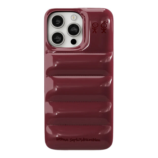 THE PUFFER CASE (BURGUNDY)