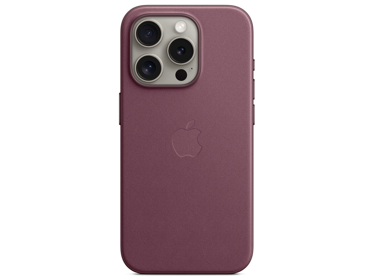 MagSafe対応iPhone15 Proファインウーブンケース (マルベリー)