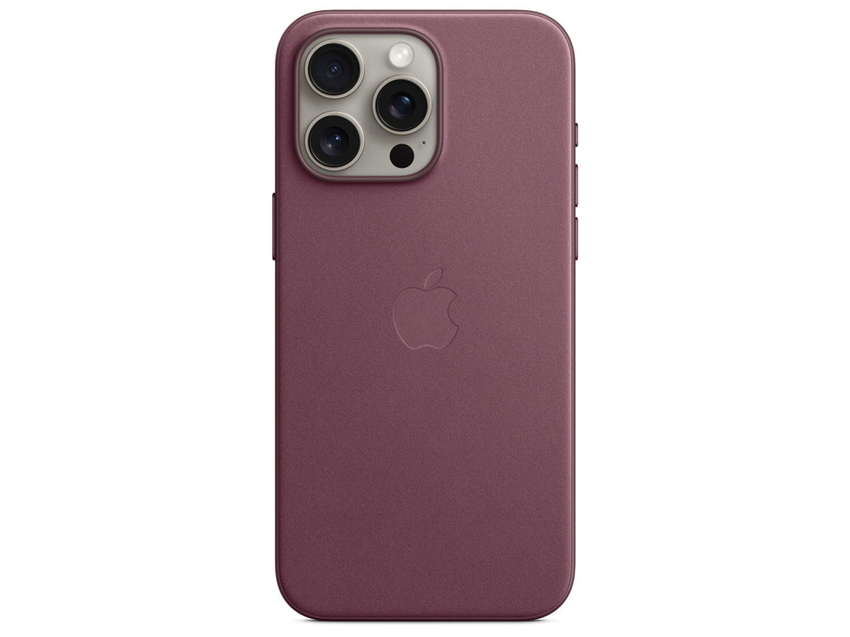 MagSafe対応iPhone15 Pro Maxファインウーブンケース (マルベリー)