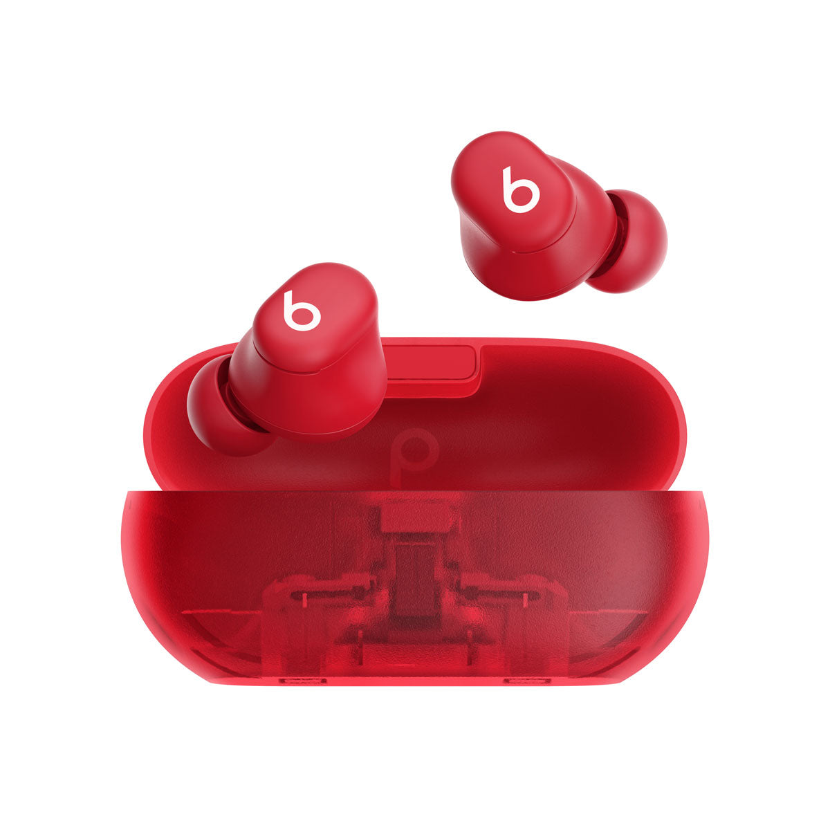 Beats Solo Buds ワイヤレスイヤフォン (トランスペアレントレッド)