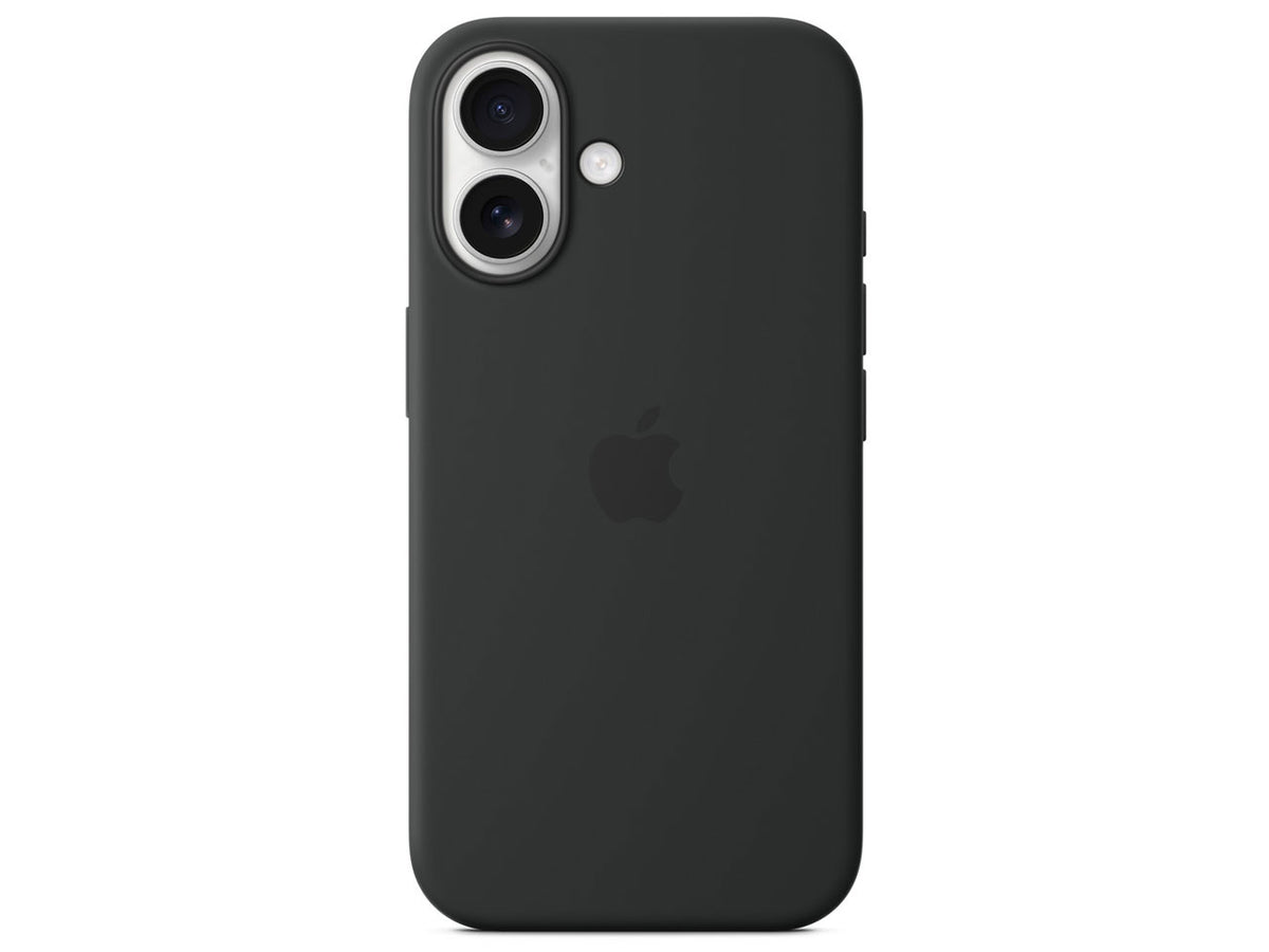 MagSafe対応iPhone16シリコーンケース (ブラック)
