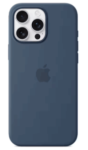 MagSafe対応iPhone16 Pro Maxシリコーンケース (デニム)