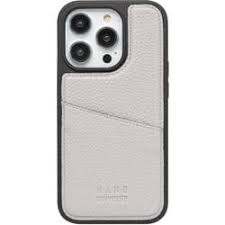 【iPhone15 Pro】nano universe背面ケース/シンプルロゴ/グレー