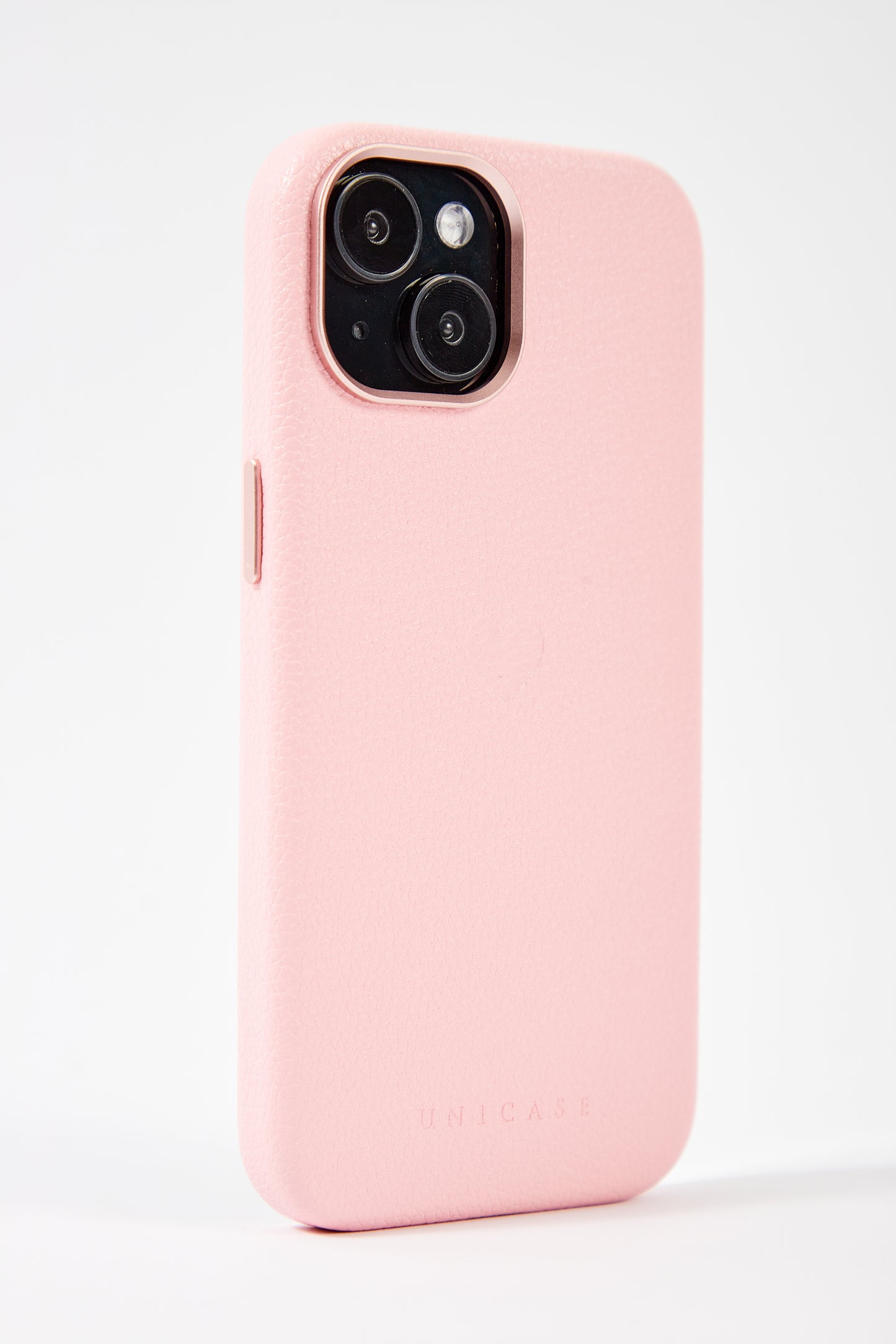 【iPhone15 Pro】Heart Shrink Case (pale pink)