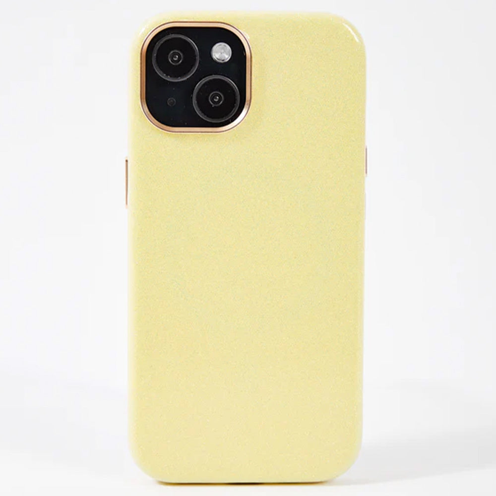iPhone15 Pro】Sparkling Case(yellow) – UNiCASE