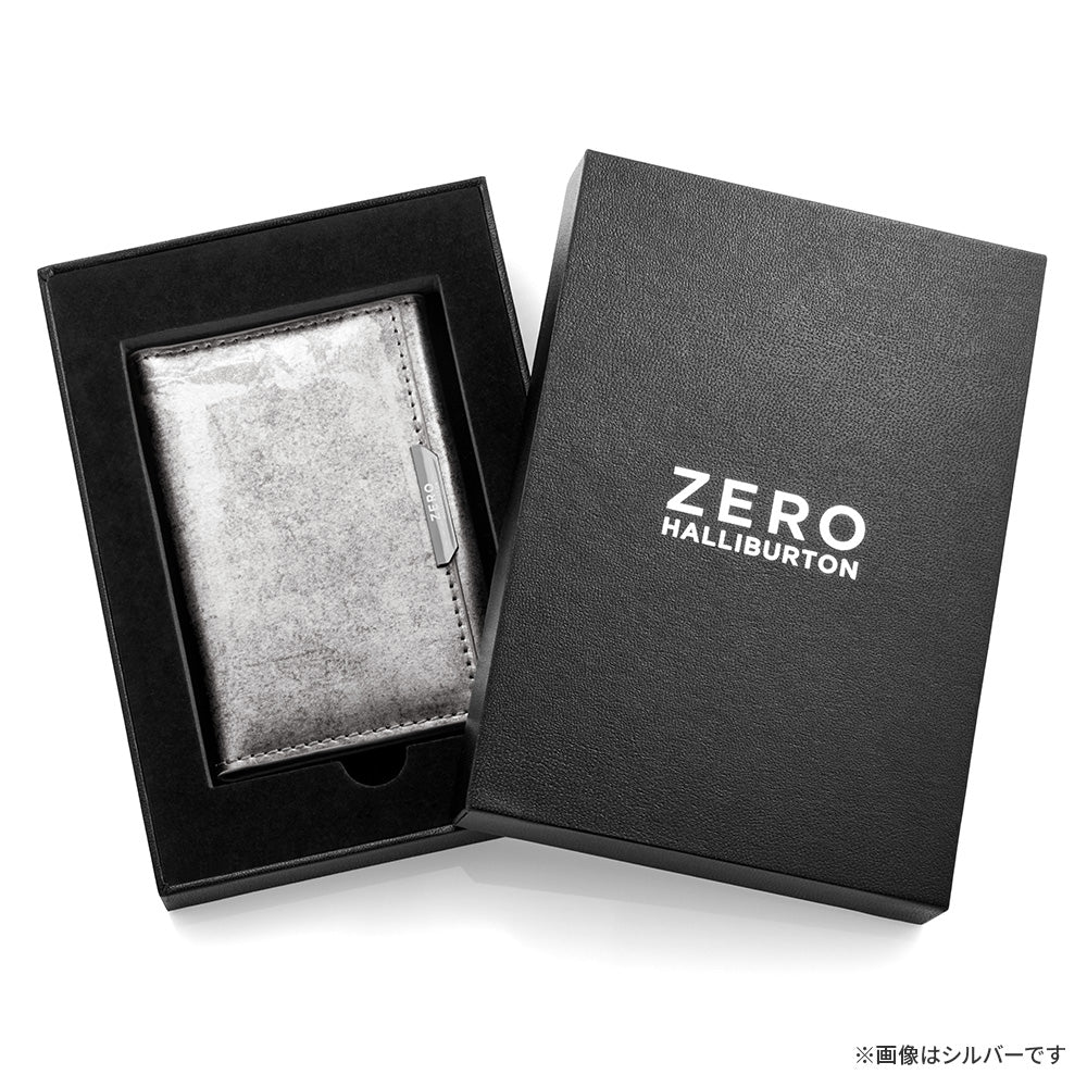 Leather Mag Card Case (Steel Blue)