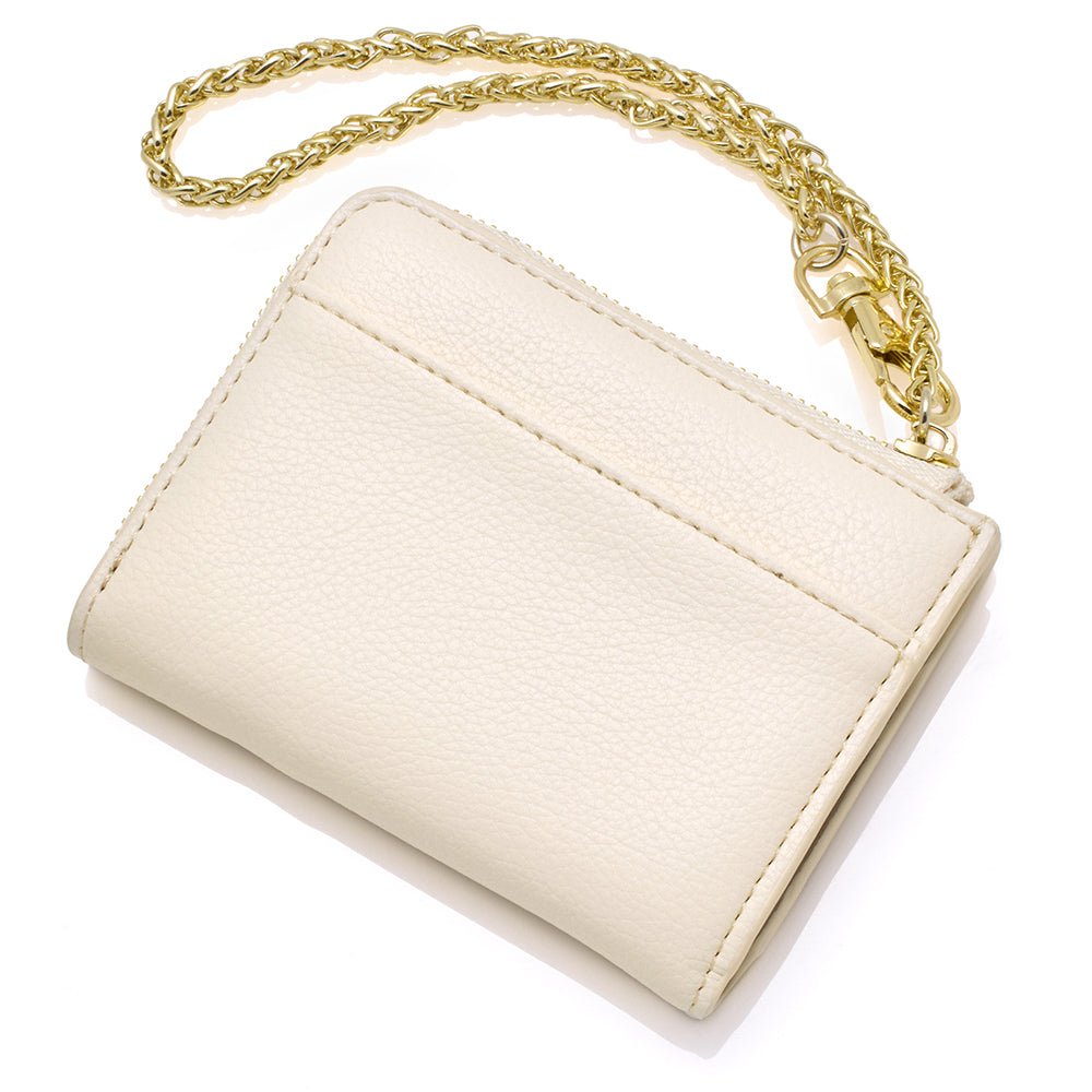 follow me mini wallet (ivory)