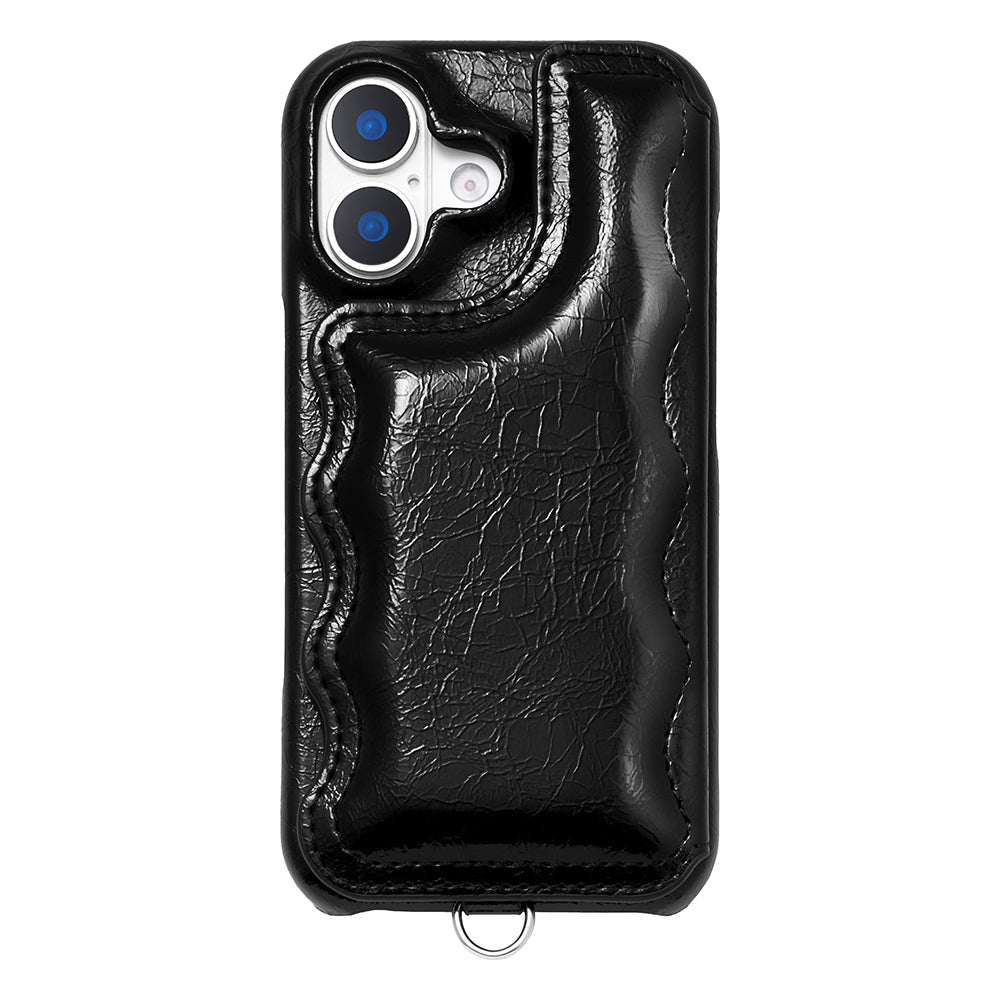 Wavy Puff Case (black) – UNiCASE