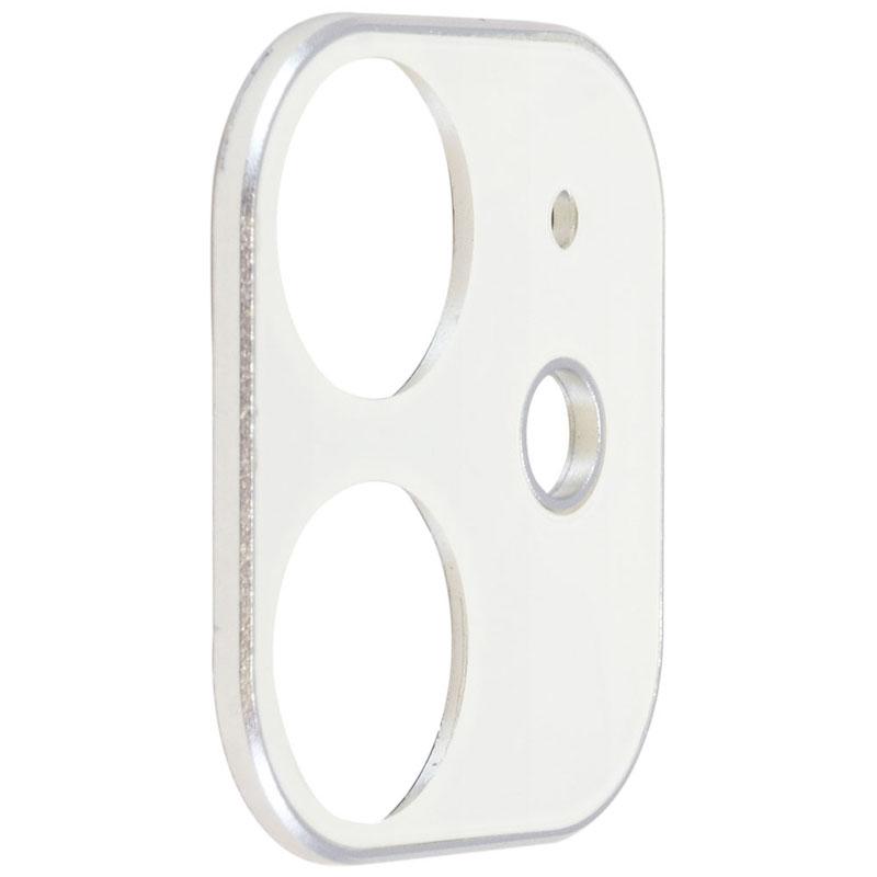 Protection Glass カメラ保護ガラス iPhoneカメラレンズカバー(ホワイト)