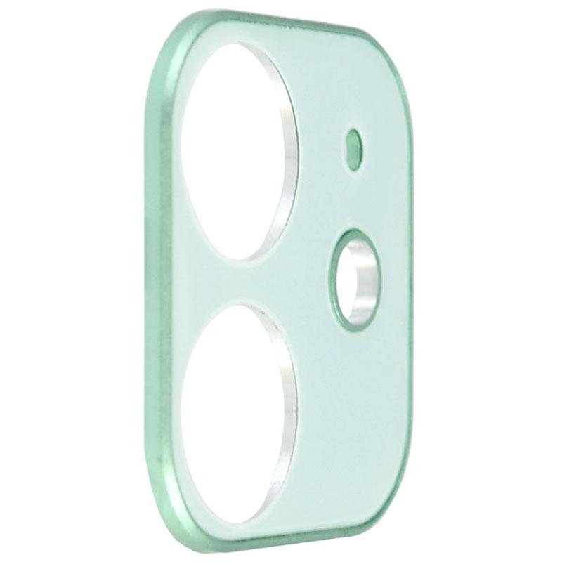 ANTI-REFRECTION カメラ保護ガラス iPhoneカメラレンズカバー(グリーン)