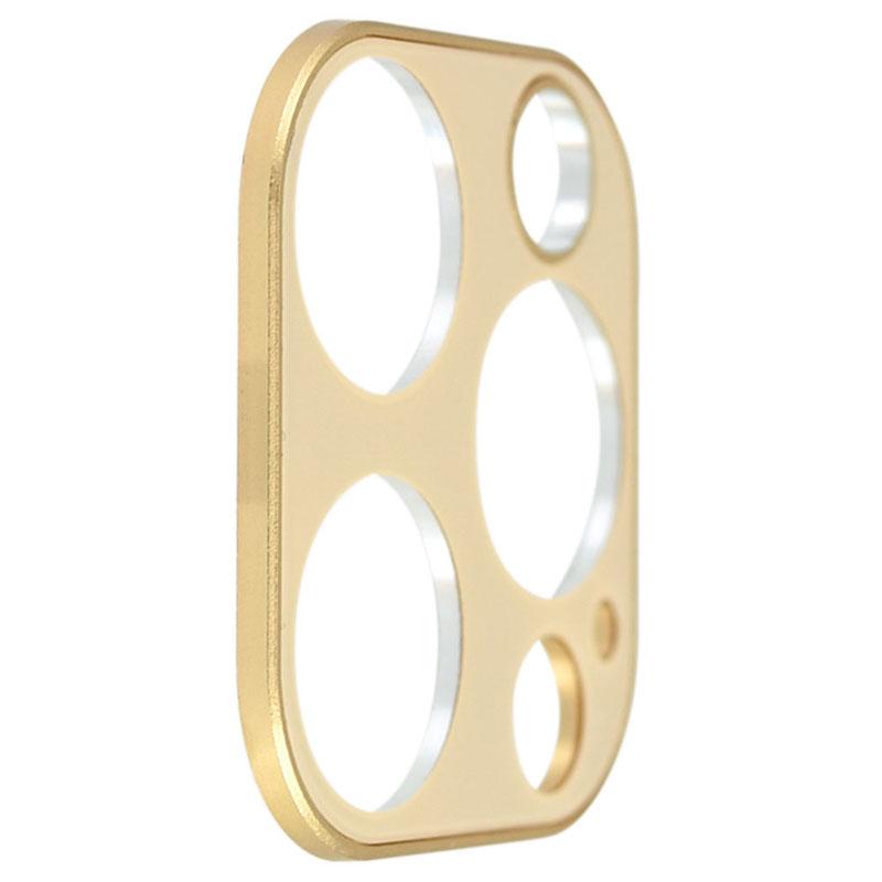 ANTI-REFRECTION カメラ保護ガラス iPhoneカメラレンズカバー(ゴールド)