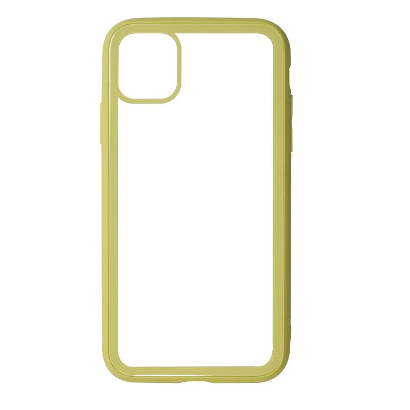 【iPhone 11専用】CreekGlass iPhone 背面ケース(イエロー)
