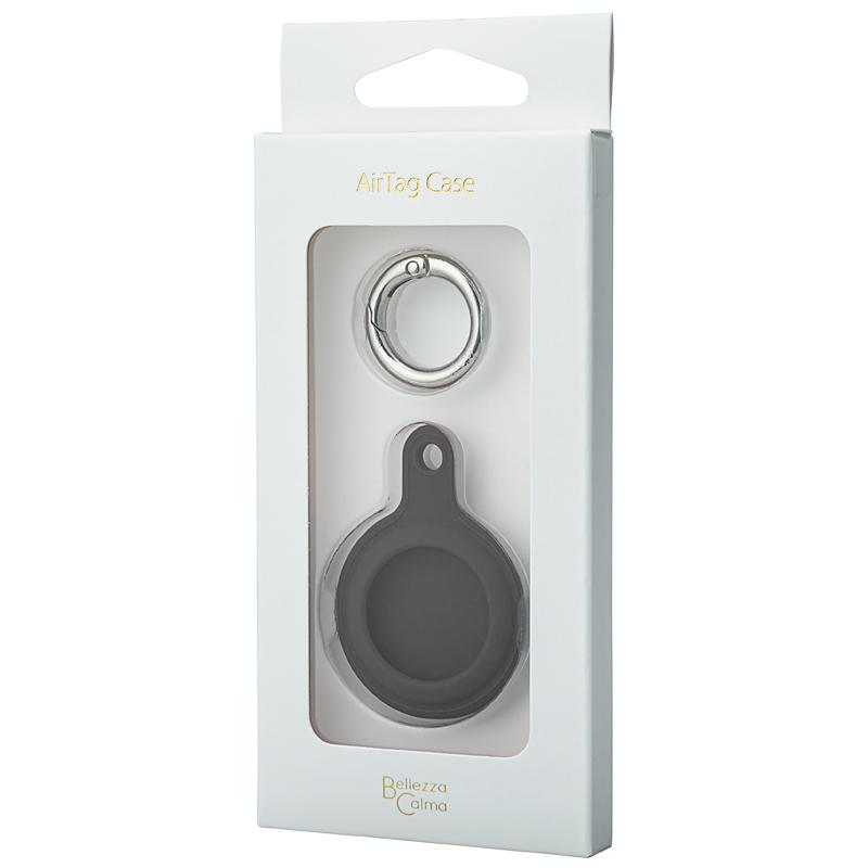 【AirTag専用】AirTagケース AirTag シリコンケース(ブラック)