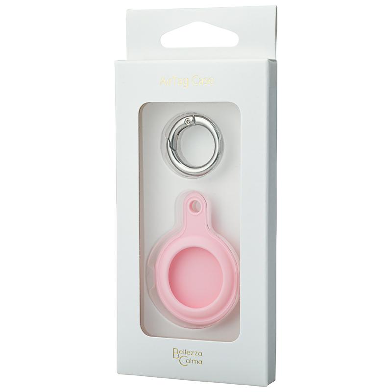 【AirTag専用】AirTagケース AirTag シリコンケース(ピンク)