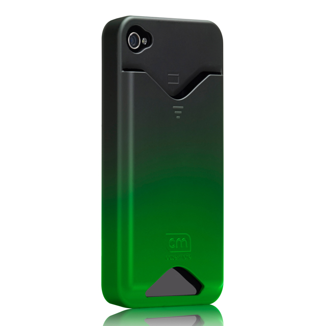 iPhone 4S/4 兼用 カードホルダー付ハードケース ID Case マット・ロイヤル・グリーンサブ画像