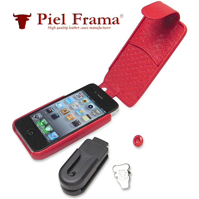 【iPhone4S/4 ケース】Piel Frama iMagnum レザーケース (Red)サブ画像
