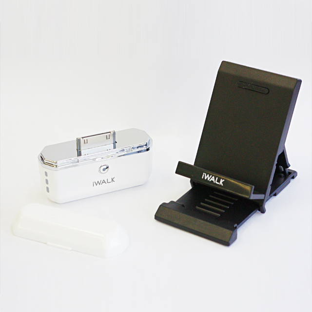 iWALK1500 モバイルバッテリー for iPhone＆iPod ディスプレイスタンド付 (ホワイト)サブ画像