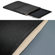 【iPad(第3世代/第4世代) iPad2 ケース】レザーケース for iPad(ブラック)