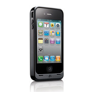【iPhone4専用】PowerGuard Battery Case with Card Stand Black