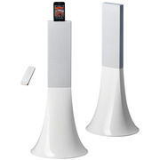 Parrot Zikmu by Philippe Starck Wireless Stereo Speakers (Arctic White)