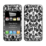 【iPhone4S/4 スキンシール】Fleur de Lis ...