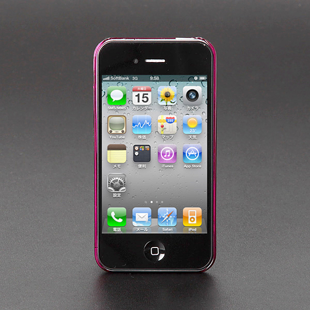 【iPhone4S/4】CAZE Zero 5(0.5mm)UltraThin for iPhone 4 - Pinkサブ画像