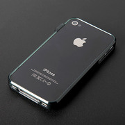 【iPhone4S/4】CAZE ThinEdge Clear frame case for iPhone 4 Bumper - Gray