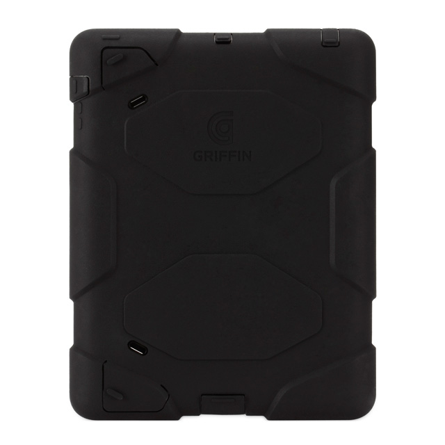 【iPad(第3世代) iPad2 ケース】Griffin Technology Survivor for iPad 2, Black,Black,Blackサブ画像