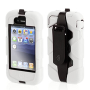 【iPhone 4S/4】Griffin Technology Survivor ＆ Belt Clip for iPhone 4, White,Black,Black