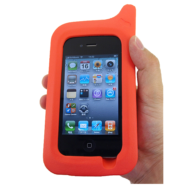 【iPhone4S/4 ケース】ARK HIPPO for iPhone4 オレンジサブ画像