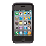 iPhone 4S/4 Hybrid Tough Case Black Black