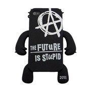 YETTIDE iPhone 4S/4 Character Sillicone Skin - DESTROY Black