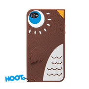 iPhone 4S/4 Creatures： Hoot Owl Case, Brown