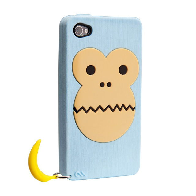 iPhone 4S/4 Creatures： Bubbles Monkey Case, Blueサブ画像