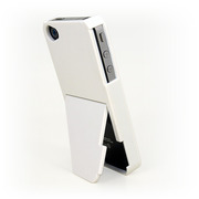 iPhone4S/4用スタンド機能付きケース trtl stand4 for iPhone4 ホワイト