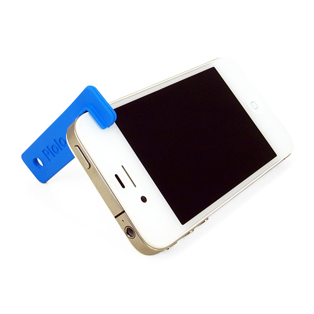 iPhone4S/4用スタンド『Piolo for iPhone4』(シアン)サブ画像