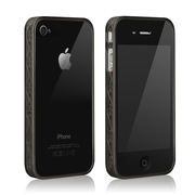 【iPhone4 ケース】Trinity Jelly Ring for iPhone 4 Dark Gray ブラック