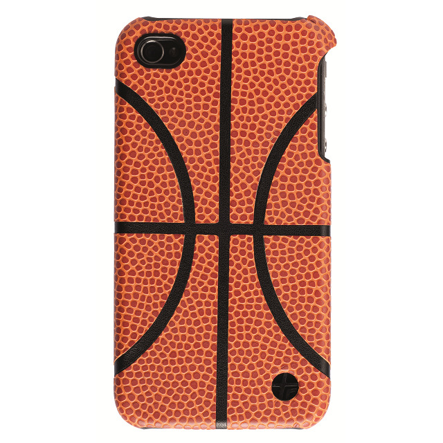【iPhone4S/4 ケース】TREXTA  015943 iPhone 4用 本革張りハードケース スポーツ バスケットボール