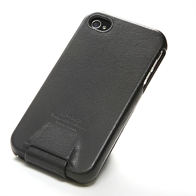 【iPhone4S/4 ケース】SGP Leather Case illuzion for iPhone4 Legend Blackサブ画像