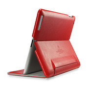 【ipad2 ケース】SGP Leather Case Leinwand for iPad2 Dante Red