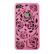 【iPhone4S/4ケース】Sweets Case for iPhone4S/4 ”Rose”(pink)