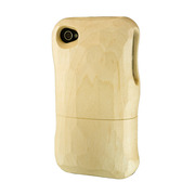 Real Wood Case for iPhone4 かえで 平刀一刀彫