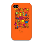 【iPhone4 ケース】Keith Haring Collection Bezel Case for iPhone4 All Star Orange