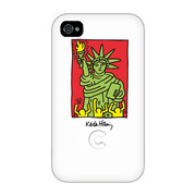 【iPhone4 ケース】Keith Haring Collection Bezel Case for iPhone4 NY White