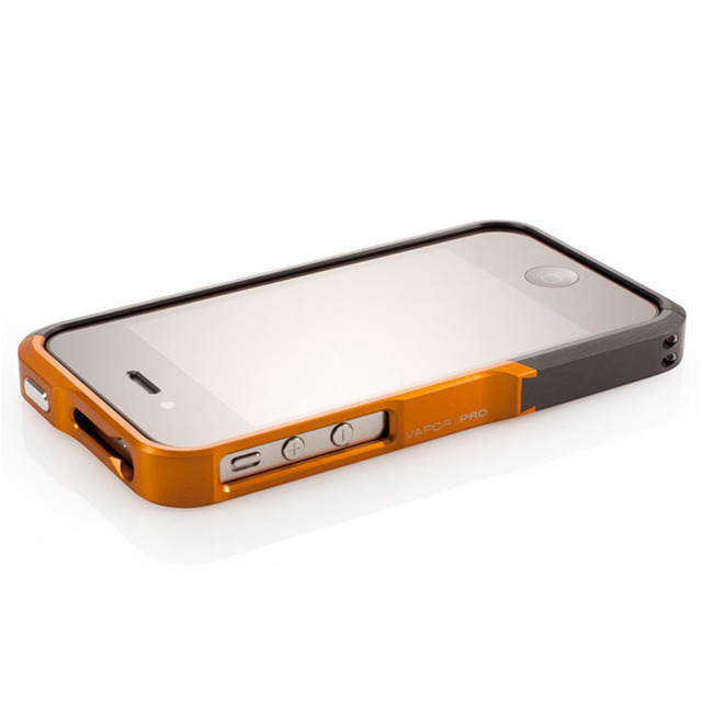 【iPhone4S/4】Vapor Pro Spectra Orange/Black w/Black