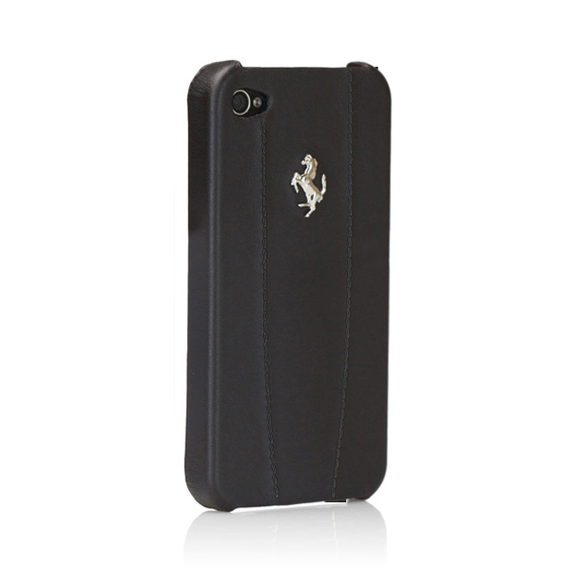 【iPhone4S/4 ケース】Ferrari GT Leather Modena Case for iPhone 4 ブラックサブ画像