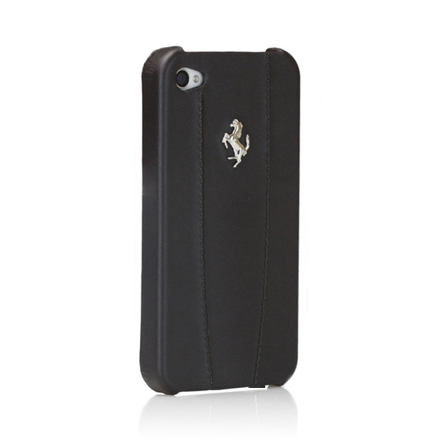 【iPhone4S/4 ケース】Ferrari GT Leather Modena Case for iPhone 4 ブラックサブ画像