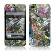 【iPhone4S/4 スキンシール】Paris by e-boy × GELASKINS