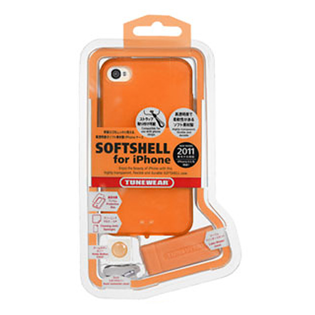 【iPhone4S/4 ケース】SOFTSHELL for iPhone4S/4 オレンジ