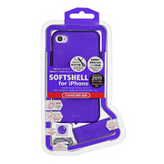 【iPhone4S/4 ケース】SOFTSHELL for iPhone4S/4 パープル